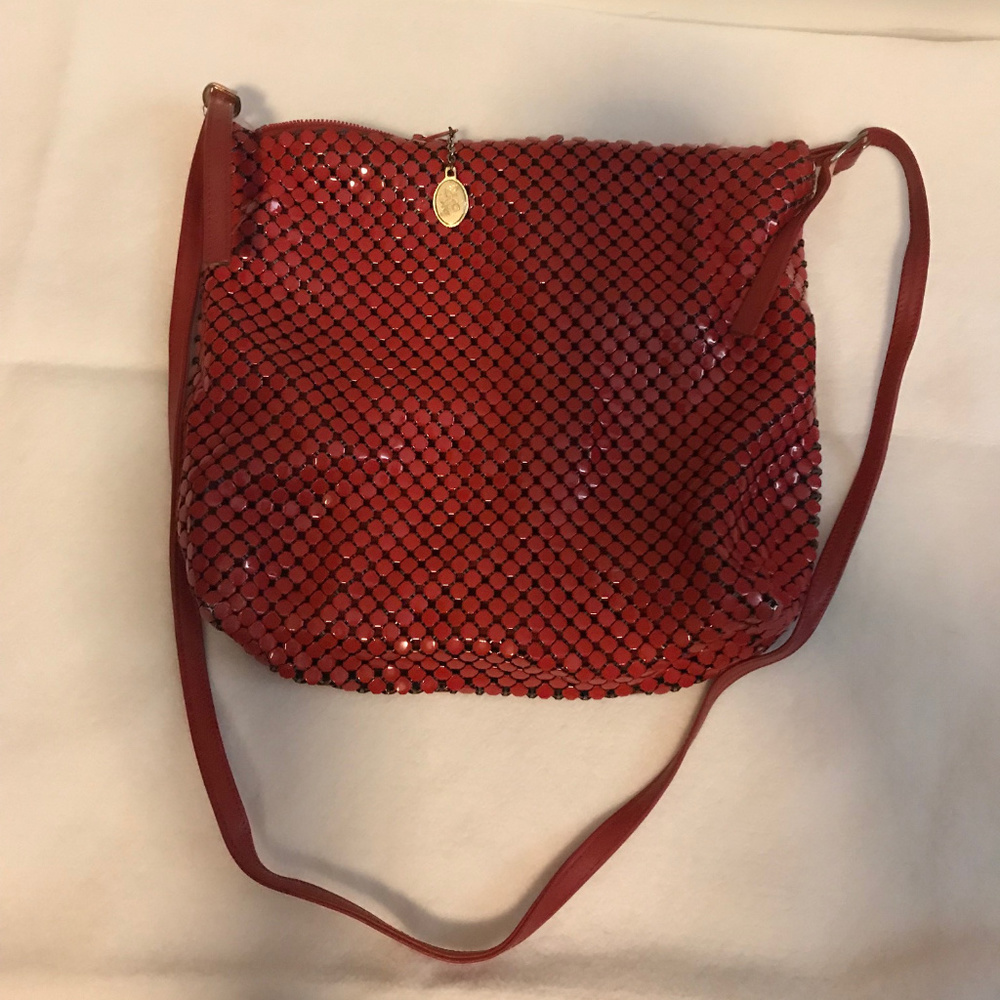 Whiting and Davis Red Bag